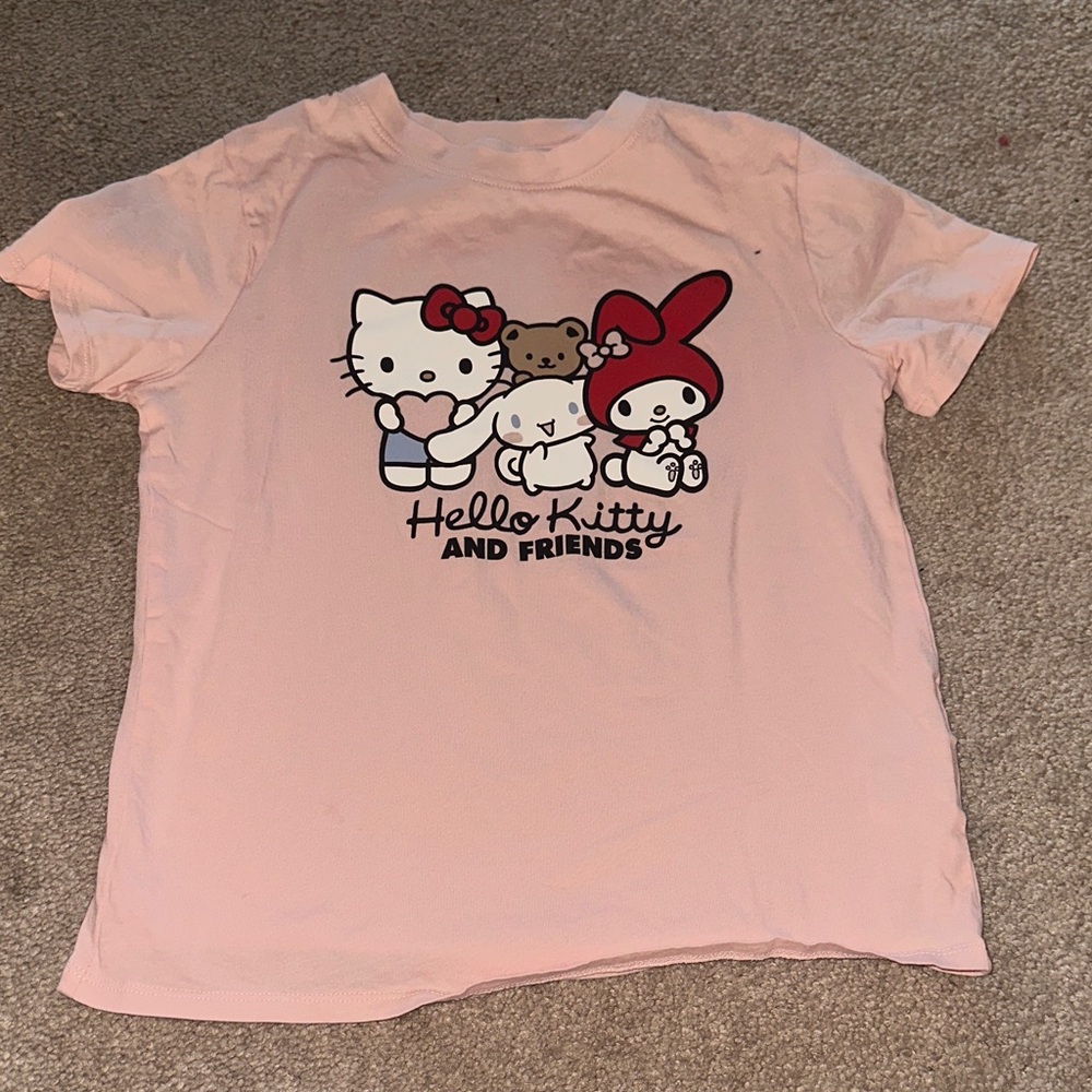 H&M Light Pink Hello Kitty & Friends Graphic Tee